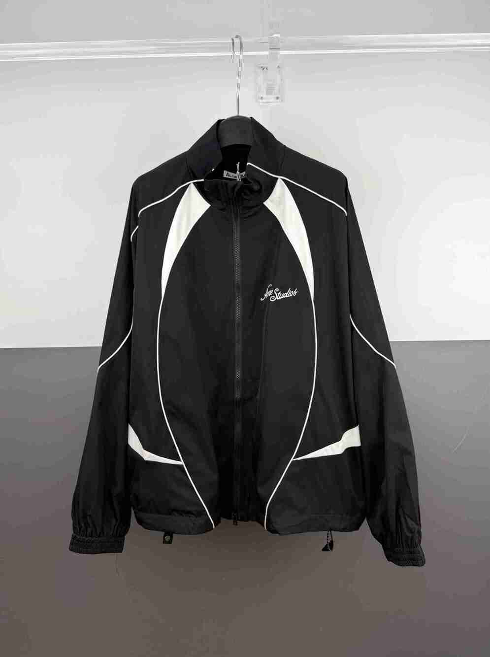 Acne Studios Script Logo Retro Windbreaker Jacket